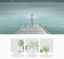 Mẫu giao diện website Yoga (Yoga)