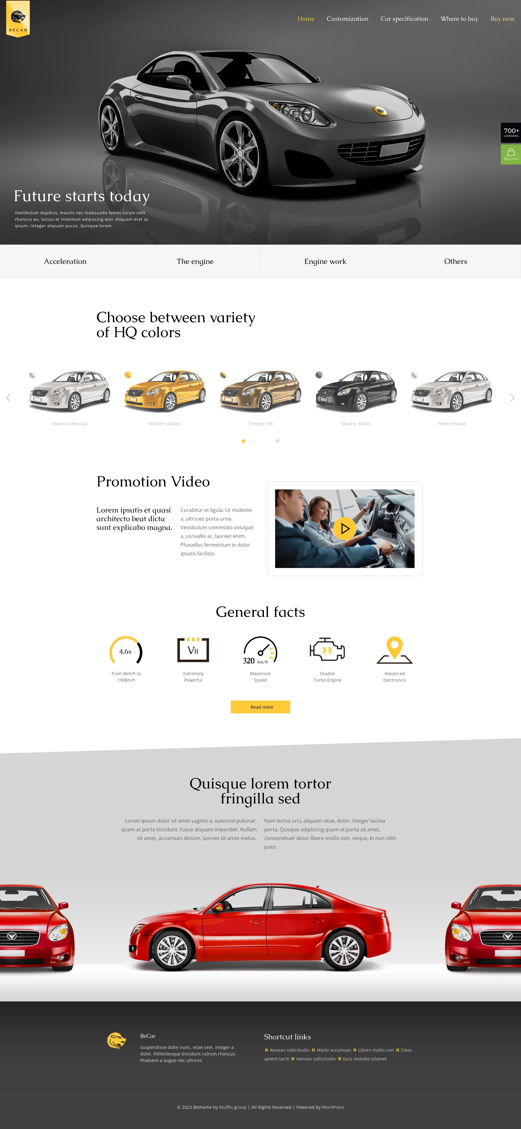 Mẫu giao diện website Xe hơi (Car) Mẫu giao diện website Xe hơi (Car)
