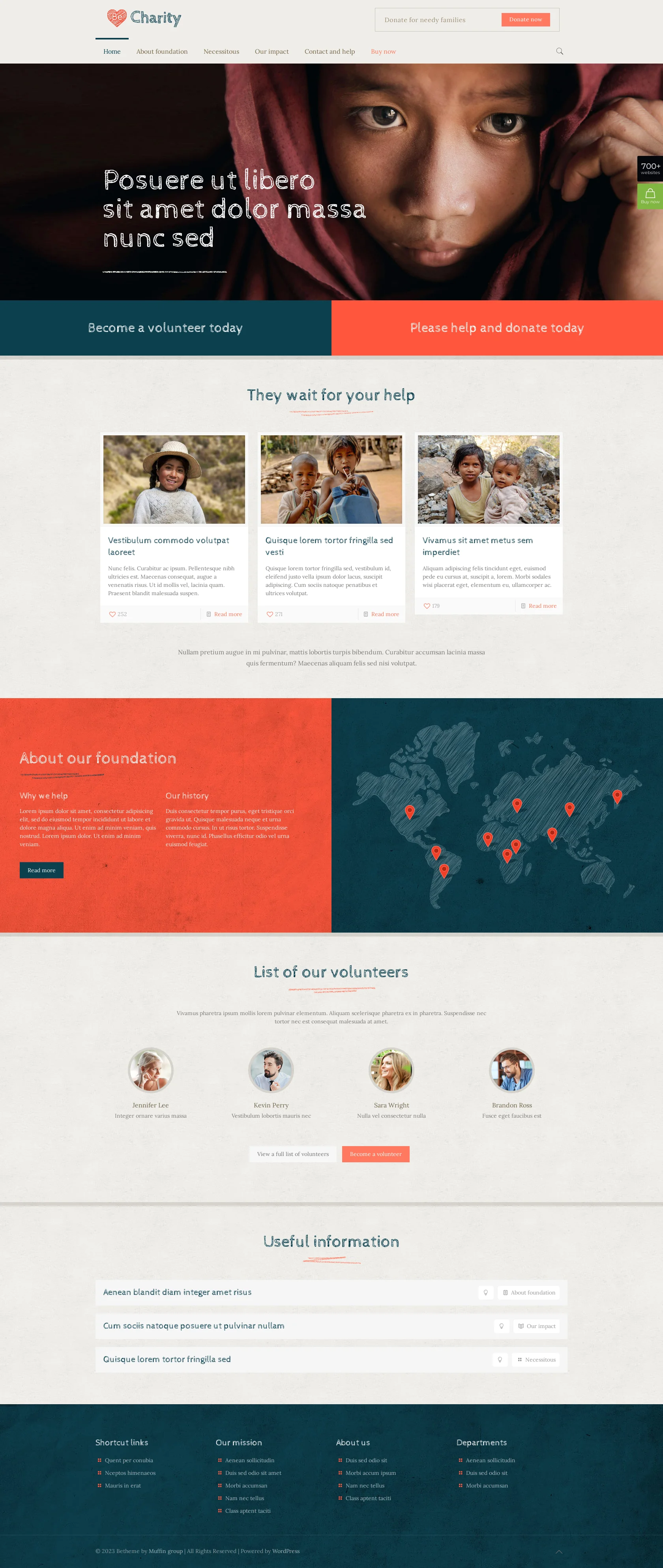 Mẫu giao diện website Tổ chức từ thiện (Charity 2) Mẫu giao diện website Tổ chức từ thiện (Charity 2)