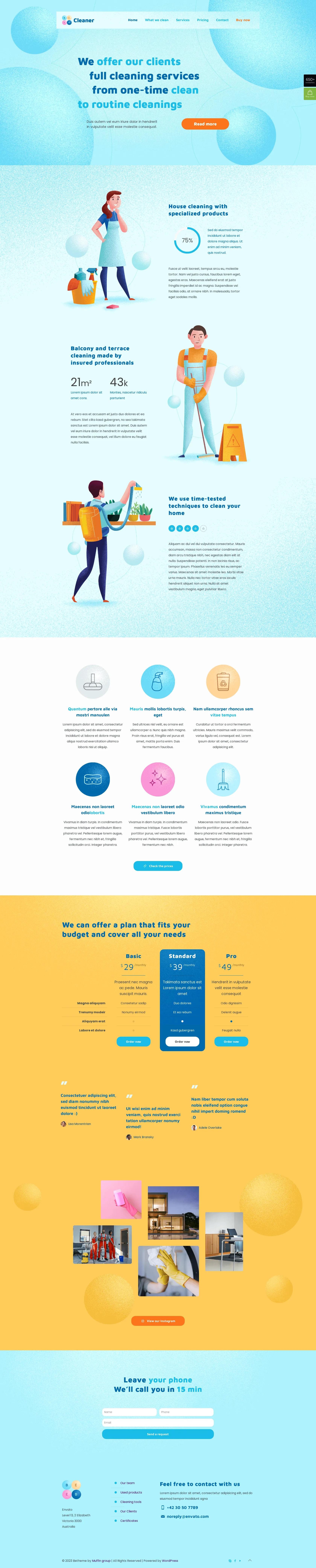 Mẫu giao diện website Sạch hơn (Cleaner 3) Mẫu giao diện website Sạch hơn (Cleaner 3)
