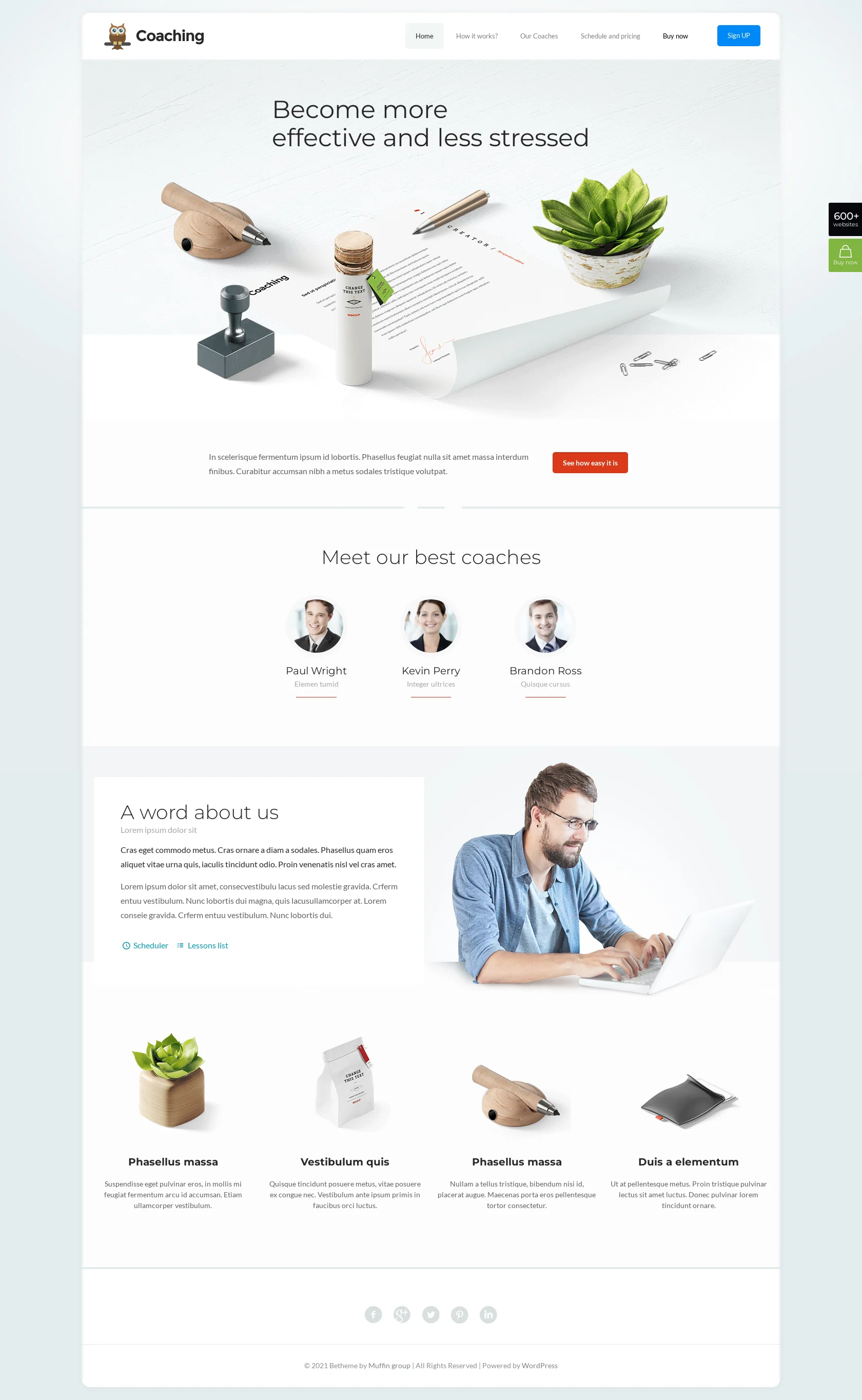 Mẫu giao diện website Huấn luyện (Coaching) Mẫu giao diện website Huấn luyện (Coaching)
