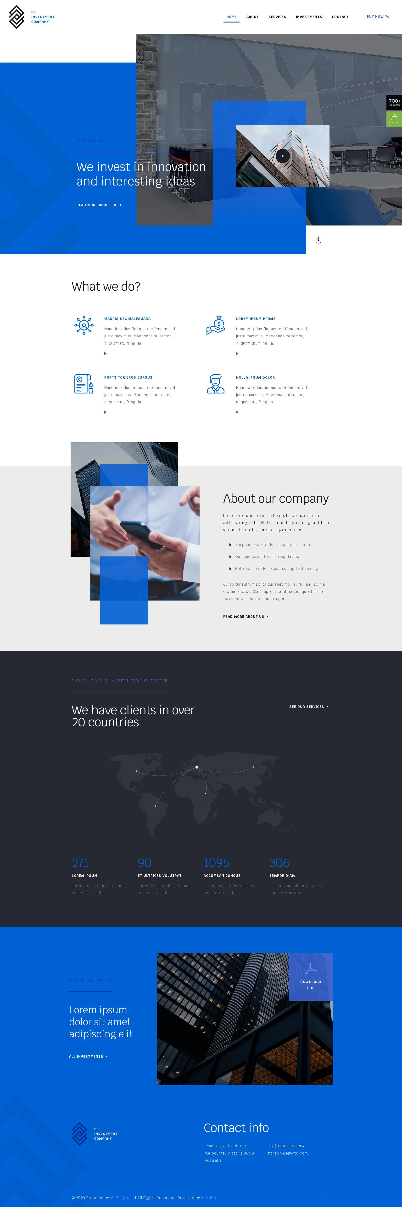 Mẫu giao diện website Công ty (Company 5)