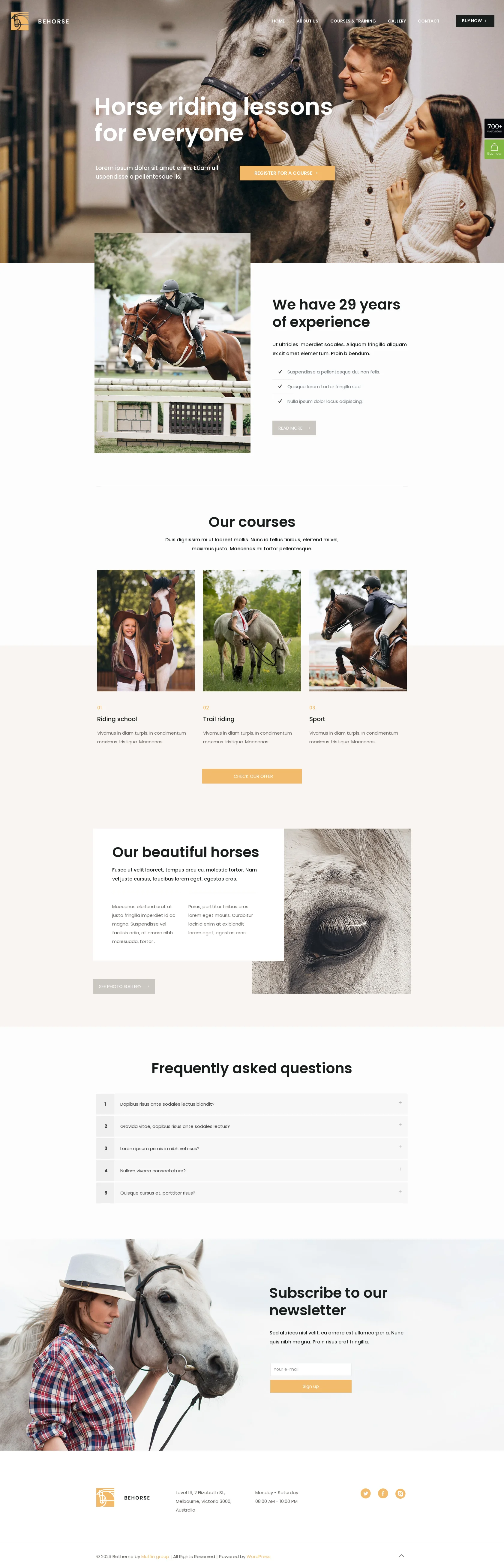 Mẫu giao diện website Ngựa (Horse 2) Mẫu giao diện website Ngựa (Horse 2)