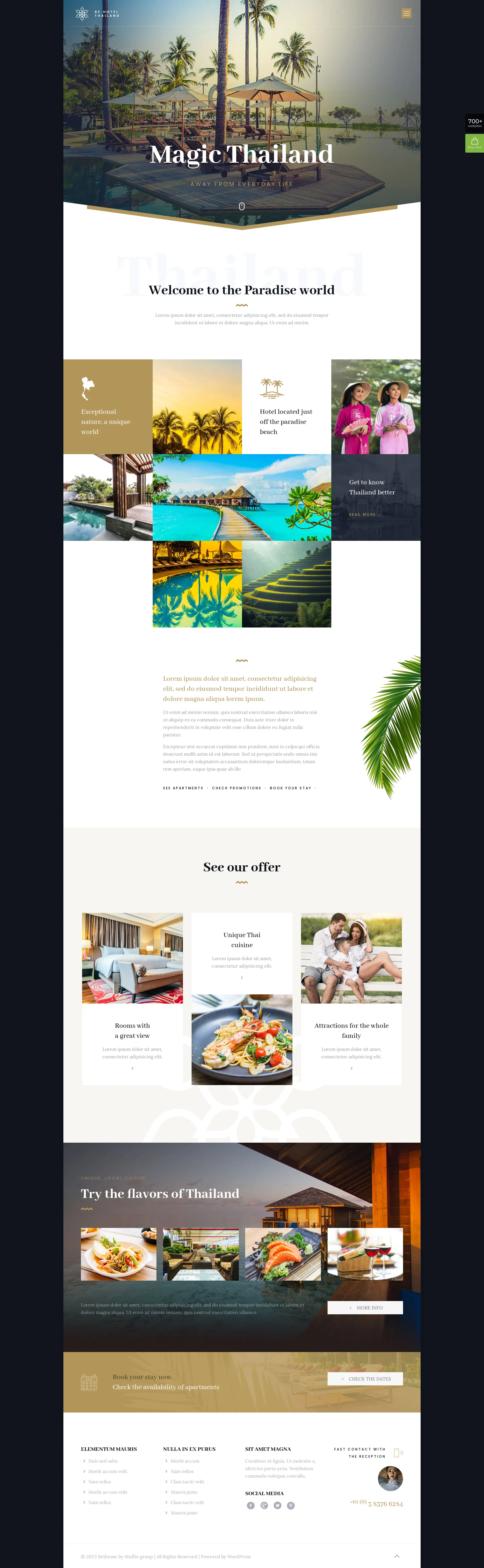 Mẫu giao diện website Khách sạn (Hotel 3) Mẫu giao diện website Khách sạn (Hotel 3)