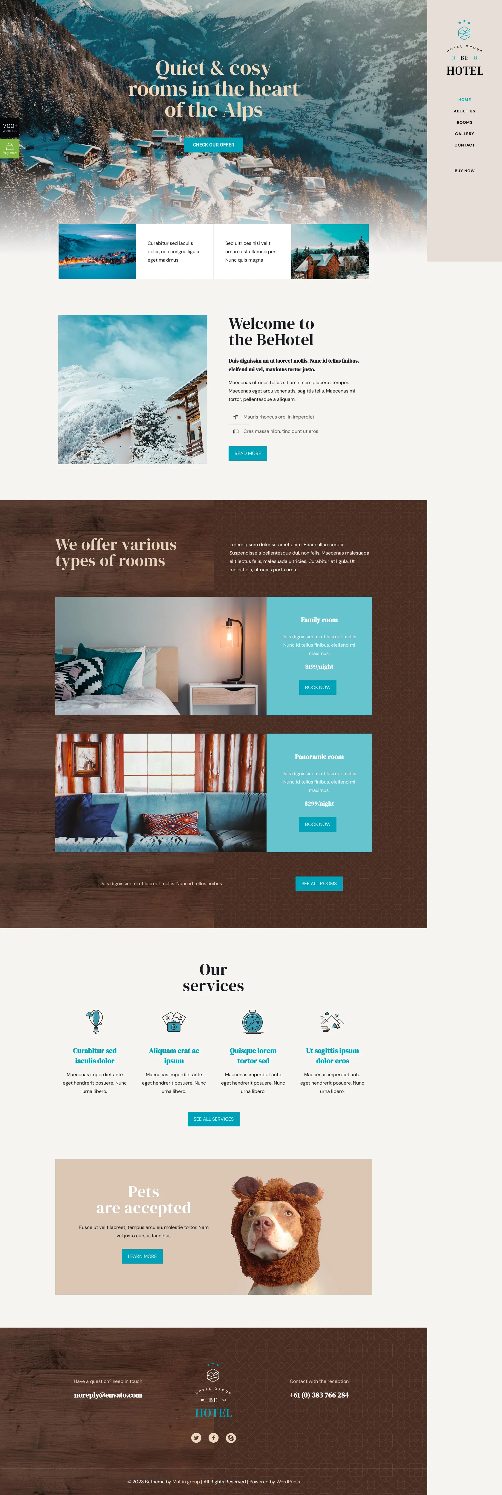 Mẫu giao diện website Khách sạn (Hotel 5) Mẫu giao diện website Khách sạn (Hotel 5)