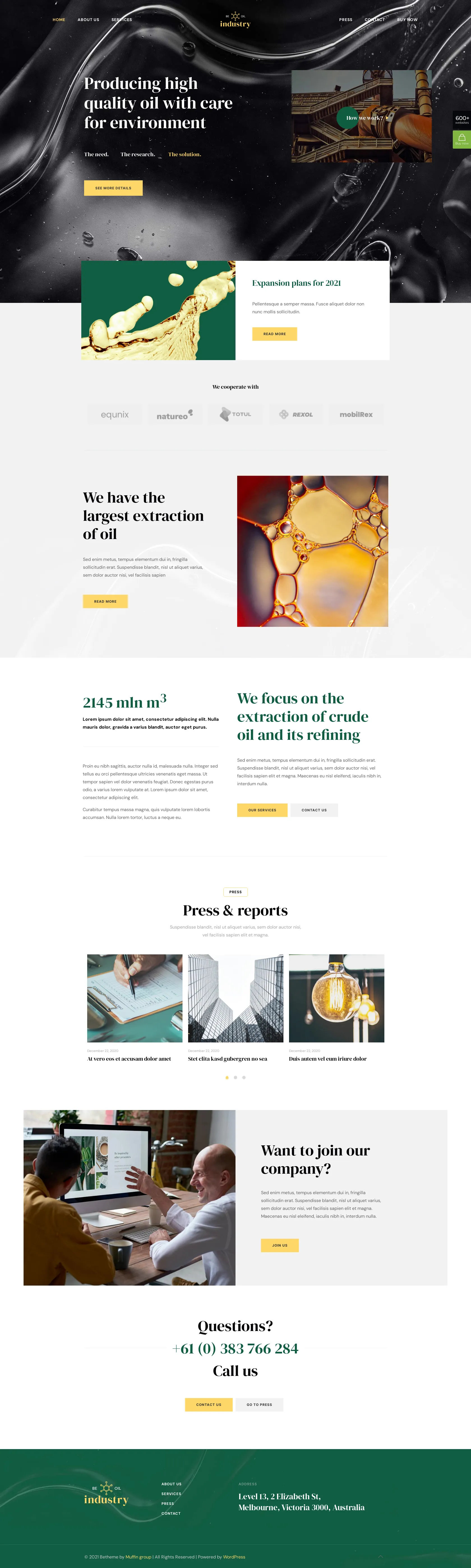 Mẫu giao diện website Công nghiệp (Industry 2) Mẫu giao diện website Công nghiệp (Industry 2)