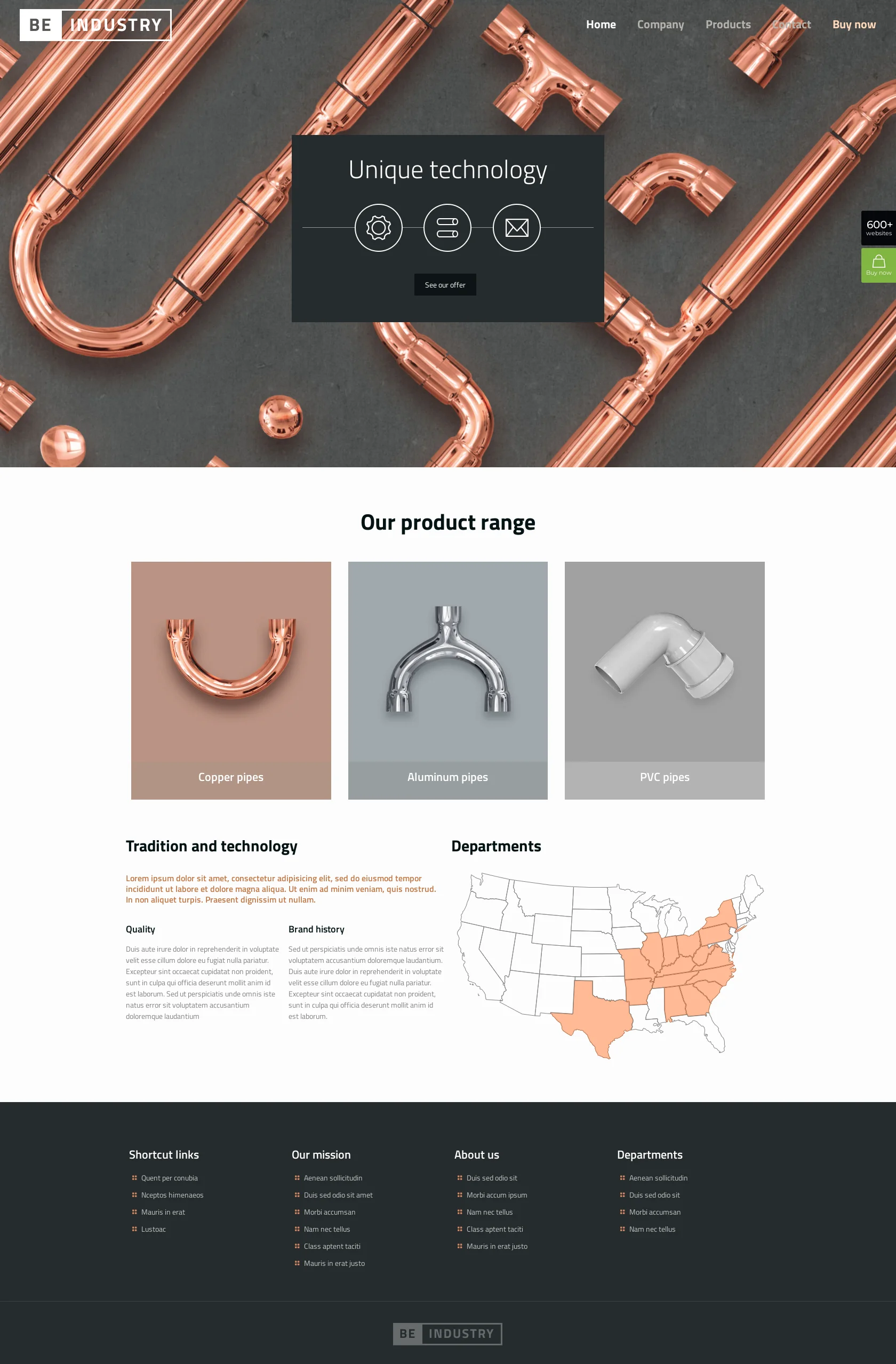 Mẫu giao diện website Ngành công nghiệp (Industry) Mẫu giao diện website Ngành công nghiệp (Industry)