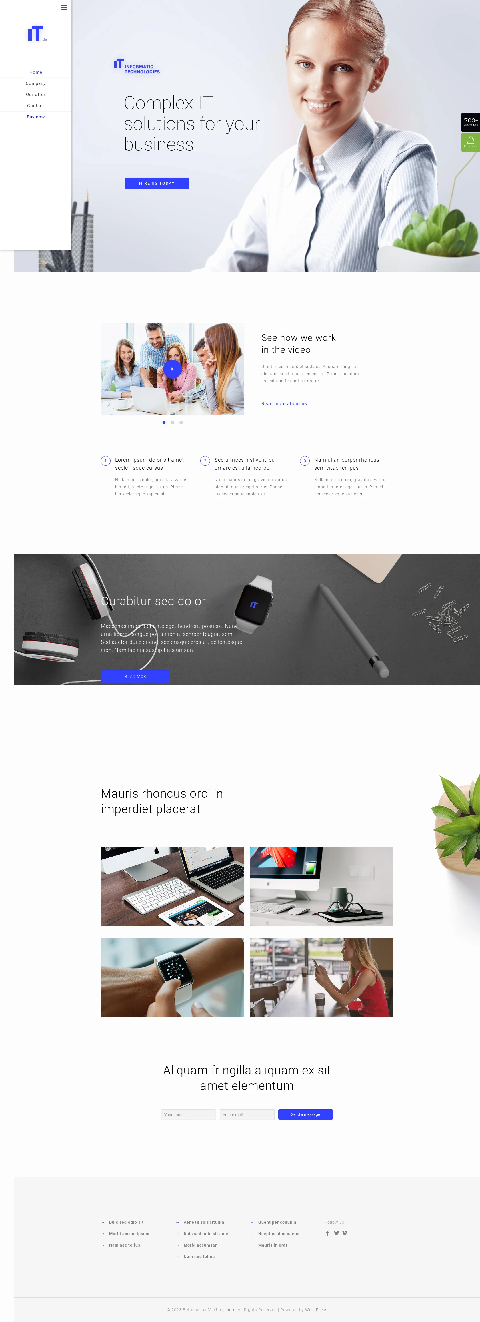Mẫu giao diện website Công nghệ thông tin (IT) Mẫu giao diện website Công nghệ thông tin (IT)