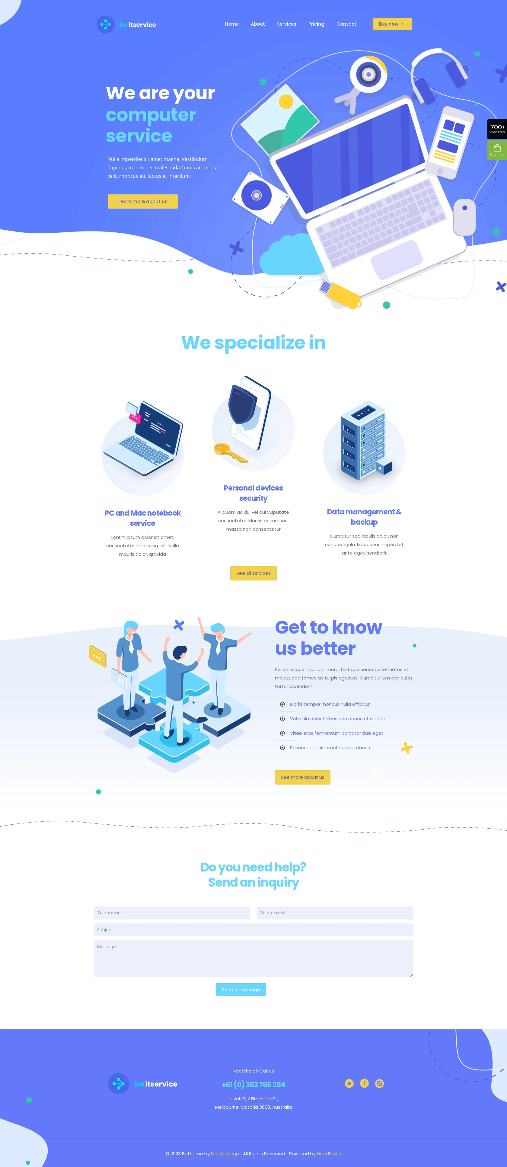 Mẫu giao diện website Dịch vụ CNTT (IT Service 2) Mẫu giao diện website Dịch vụ CNTT (IT Service 2)