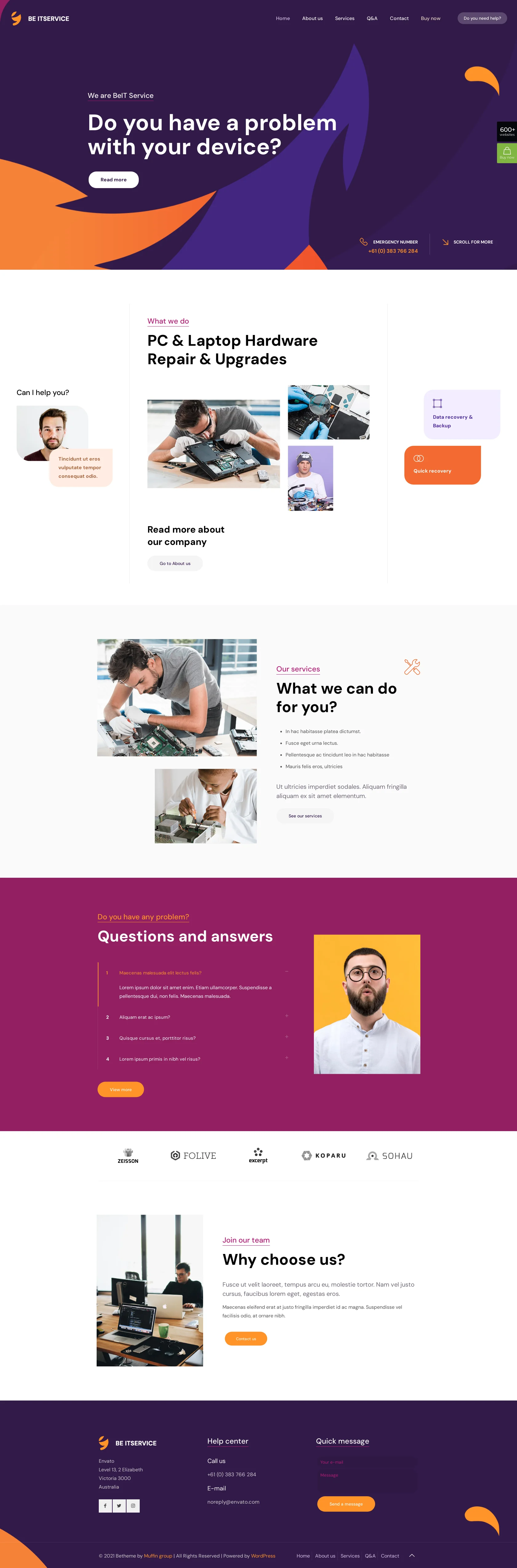 Mẫu giao diện website Dịch vụ CNTT (IT Service 4) Mẫu giao diện website Dịch vụ CNTT (IT Service 4)