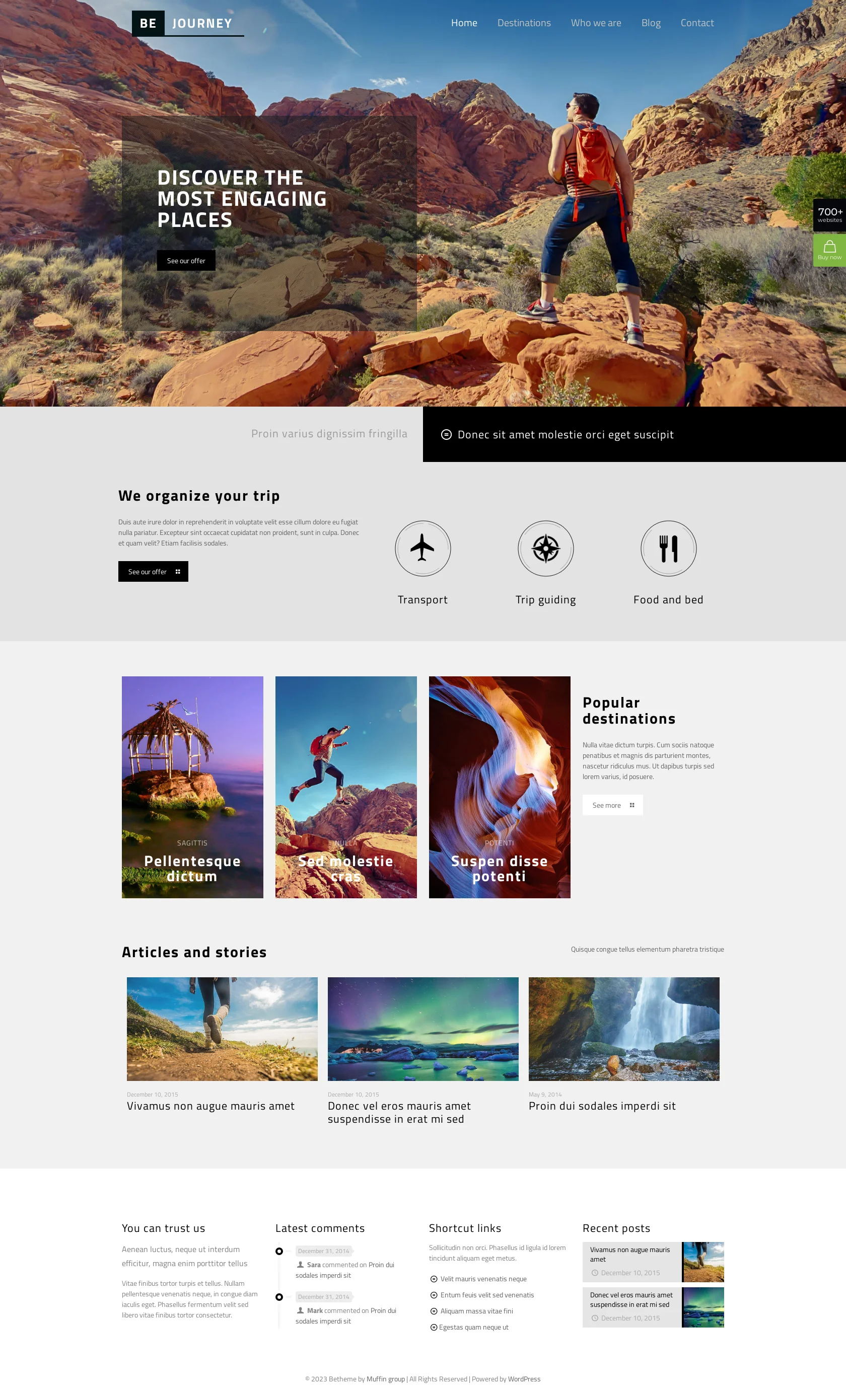 Mẫu giao diện website Hành trình (Journey) Mẫu giao diện website Hành trình (Journey)