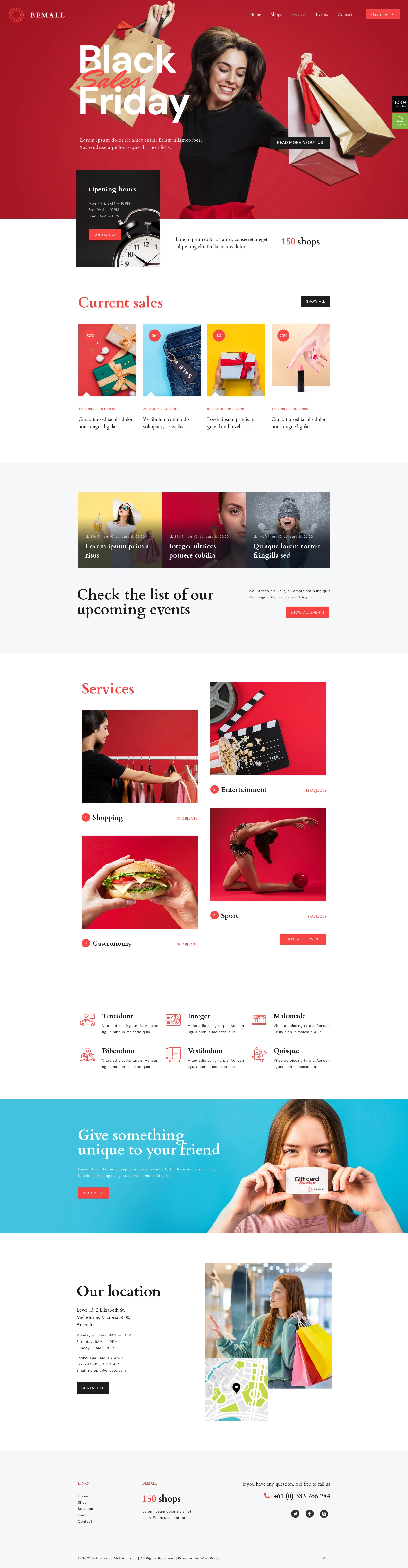 Mẫu giao diện website Trung tâm mua sắm (Mall) Mẫu giao diện website Trung tâm mua sắm (Mall)