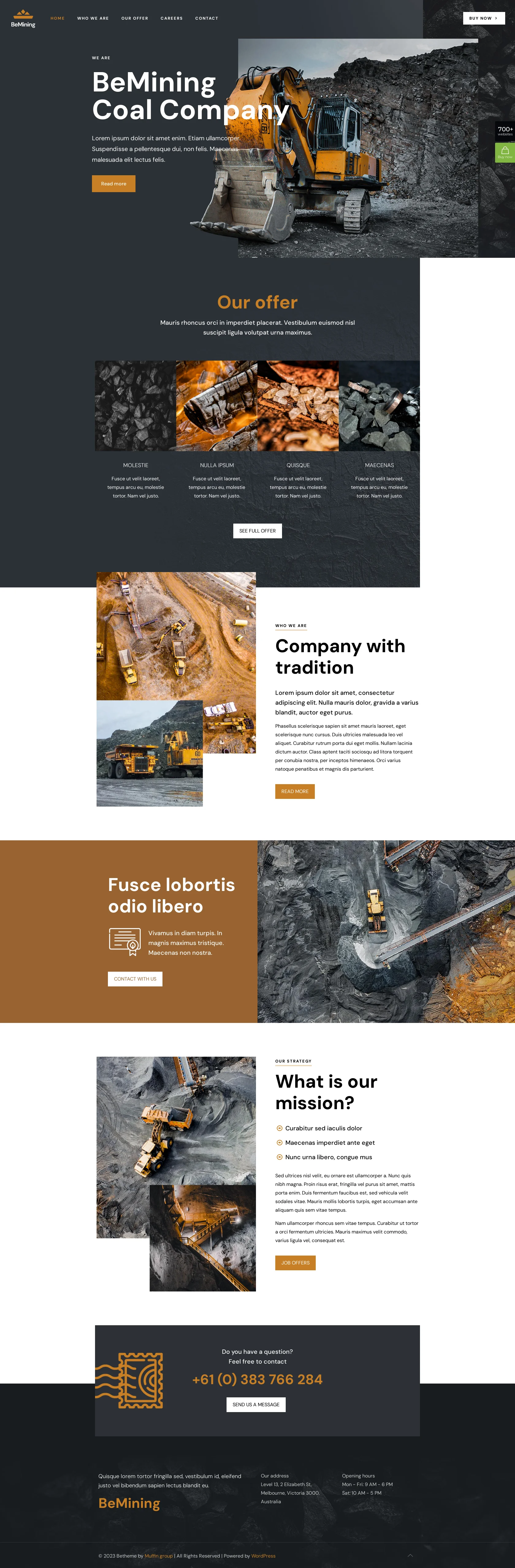 Mẫu giao diện website Khai thác (Mining 2) Mẫu giao diện website Khai thác (Mining 2)