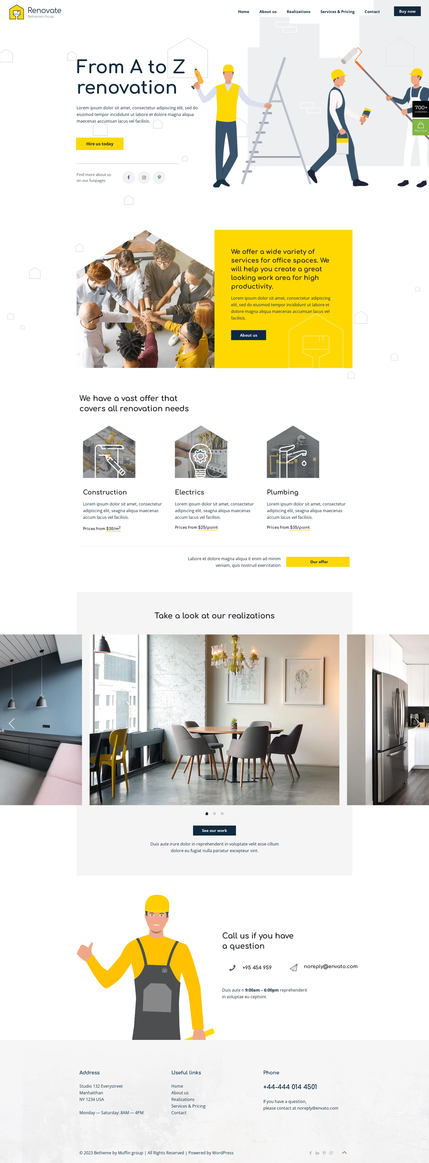 Mẫu giao diện website Cải tạo (Renovate 4) Mẫu giao diện website Cải tạo (Renovate 4)
