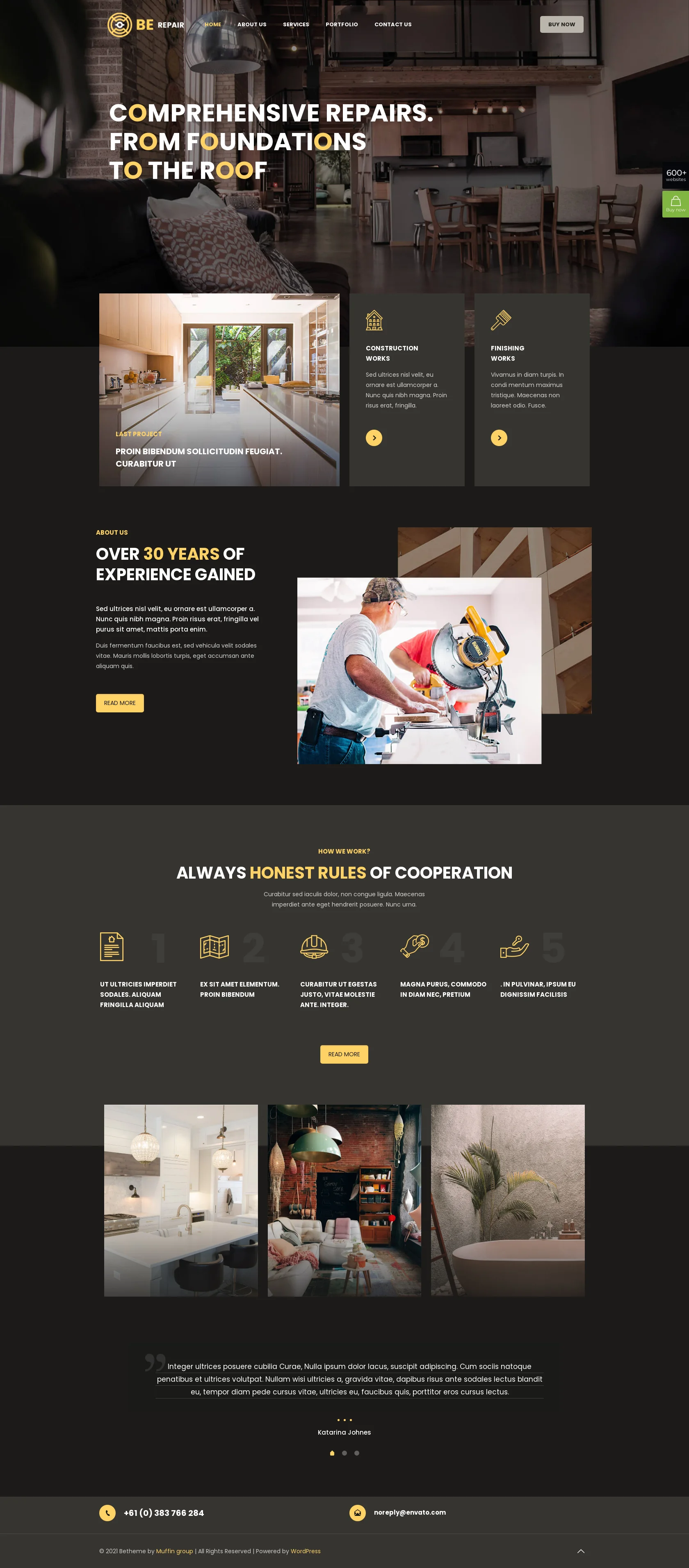 Mẫu giao diện website Sửa chữa (Repair 2) Mẫu giao diện website Sửa chữa (Repair 2)