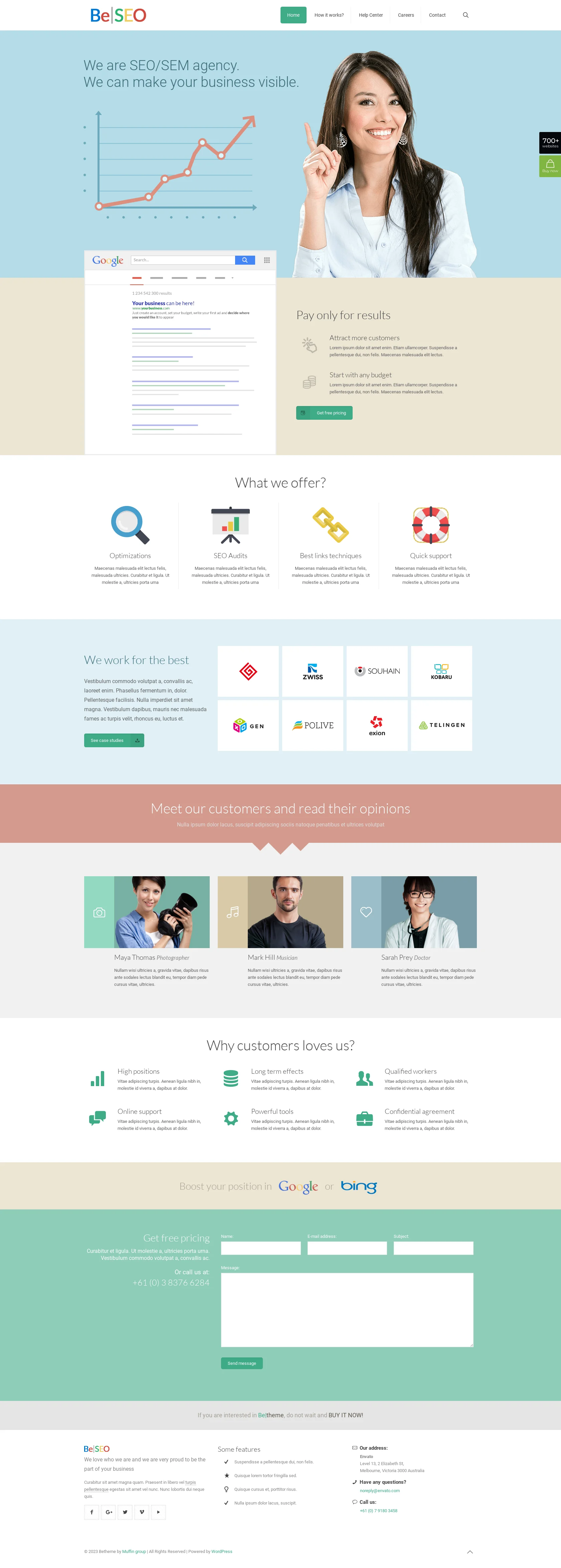 Mẫu giao diện website SEO (Seo) Mẫu giao diện website SEO (Seo)