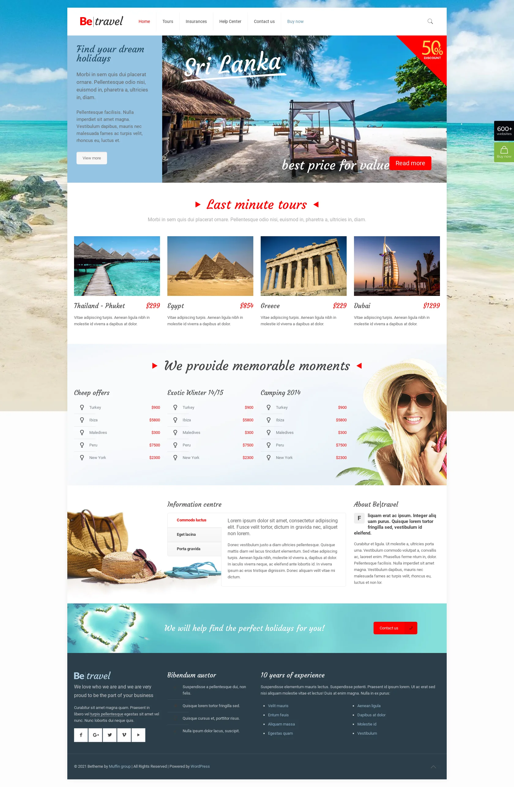 Mẫu giao diện website Du lịch (Travel) Mẫu giao diện website Du lịch (Travel)