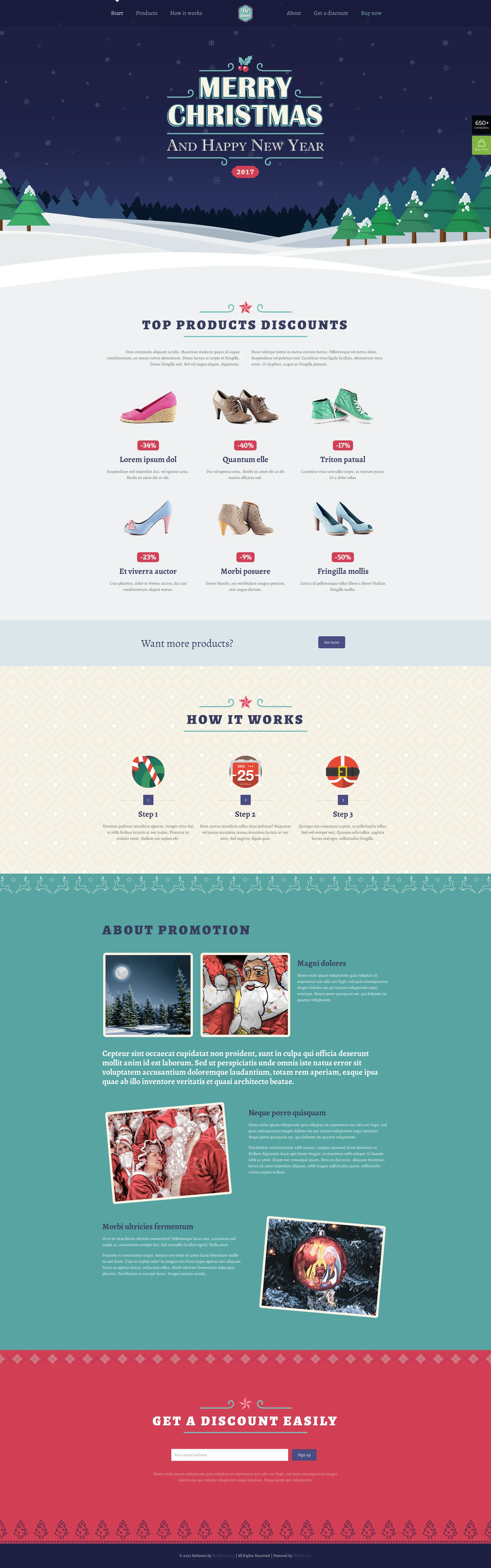 Mẫu giao diện website Xmas (Xmas) Mẫu giao diện website Xmas (Xmas)