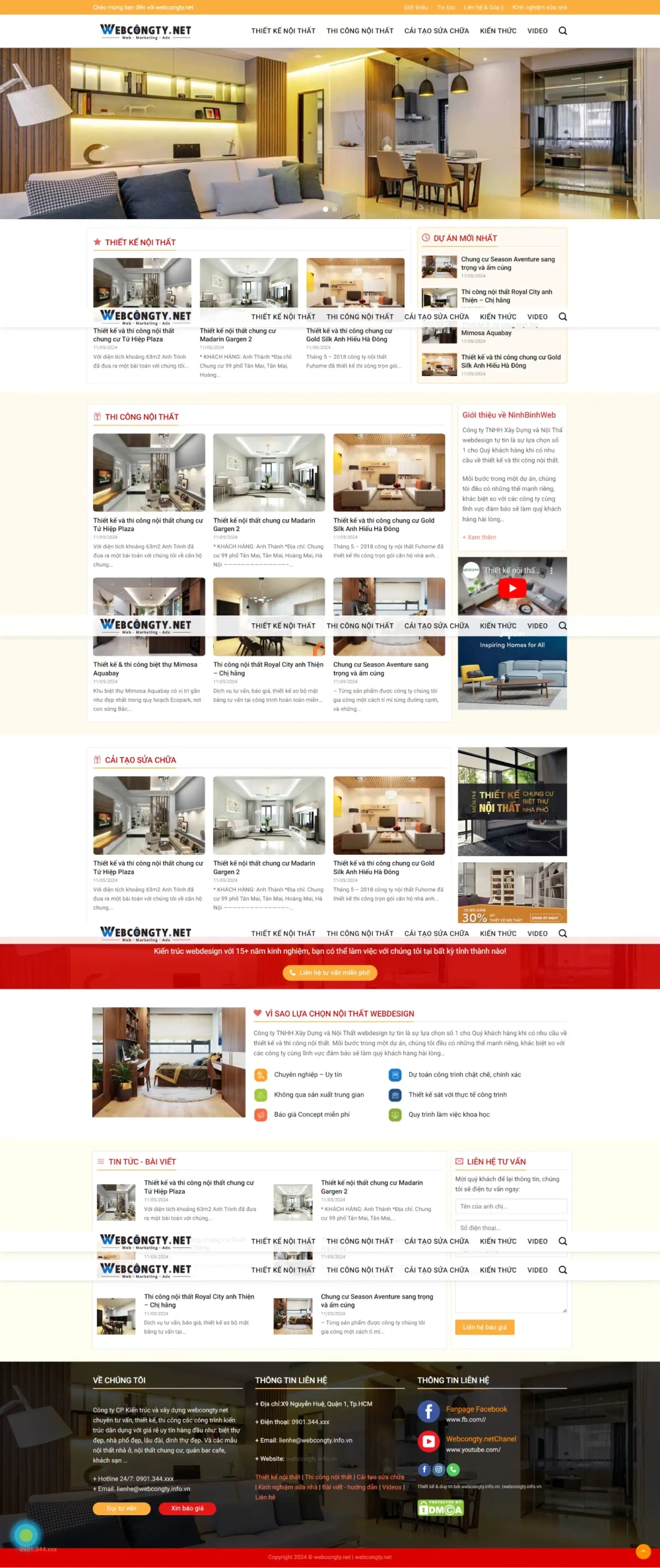 Mẫu Giao Diện Website Bán Nội Thất 5
