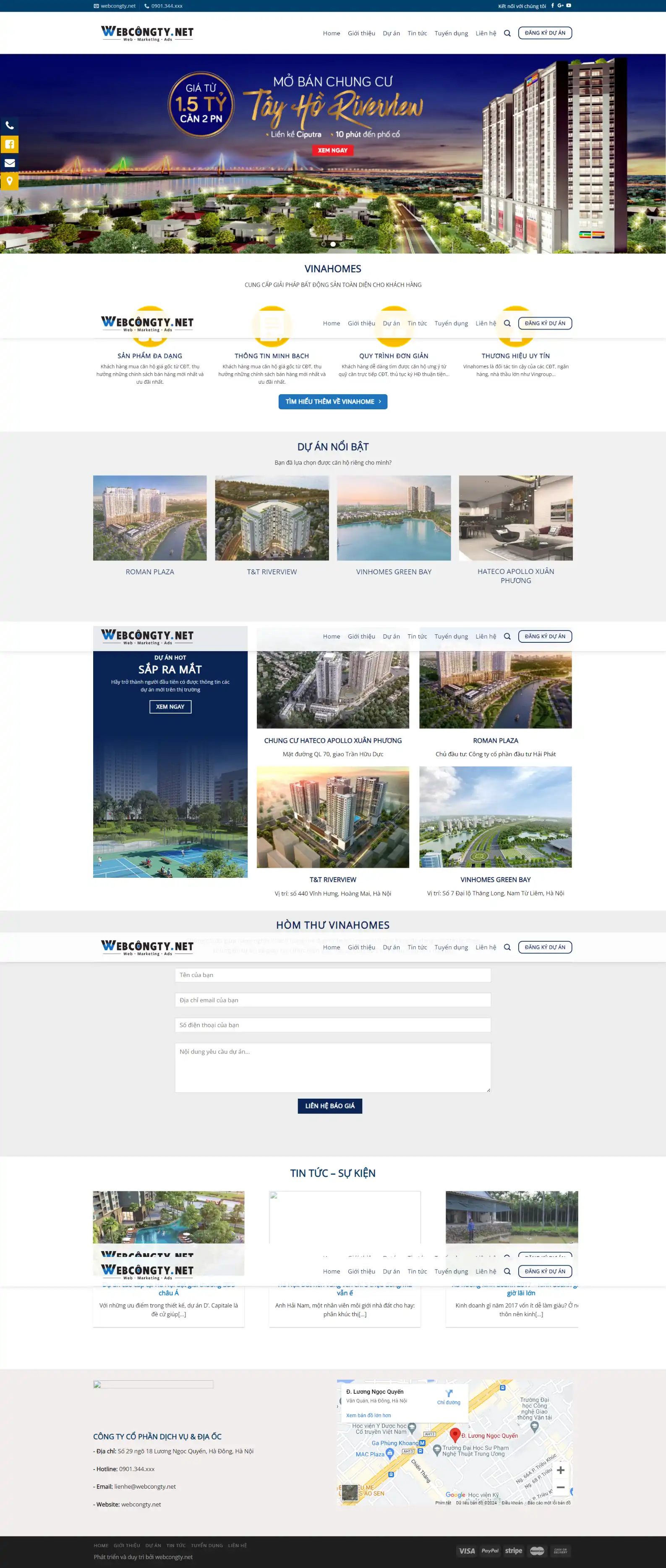 Mẫu Giao Diện Website Bất động Sản 62