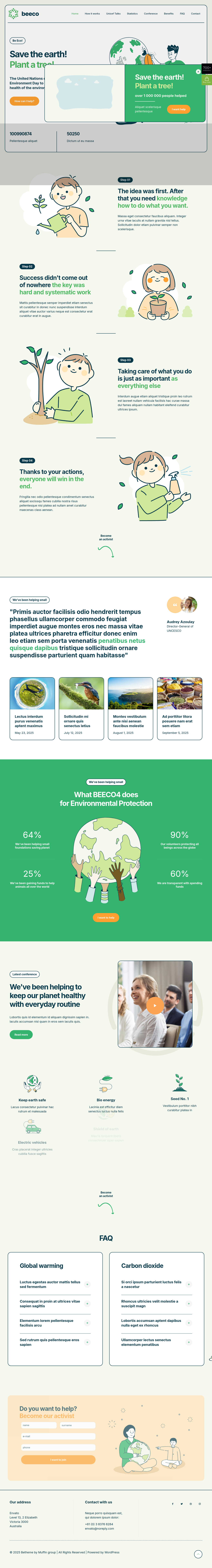 Mẫu giao diện website eco 4