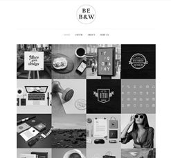 Mẫu giao diện website bw
