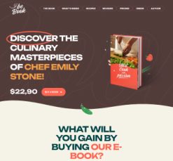 Mẫu giao diện website ebook 4