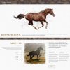 Mẫu giao diện website horse riding