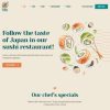 Mẫu giao diện website sushi 3